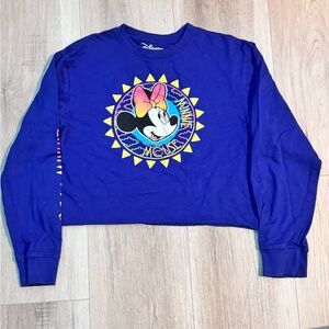 Disney Minnie Mouse Royal Blue Long Sleeve Shirt